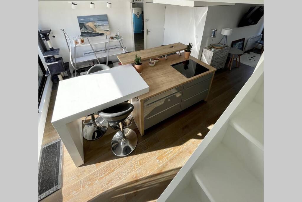 Duplex Avec Jacuzzi Vue Imprenable Sur La Baie De Wissant Leilighet Eksteriør bilde