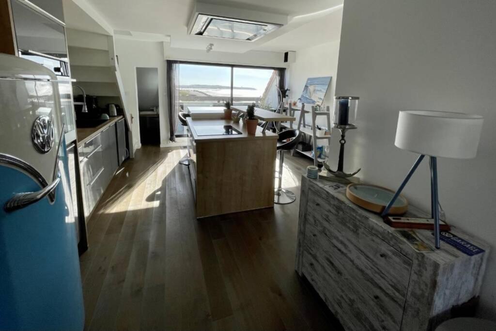 Duplex Avec Jacuzzi Vue Imprenable Sur La Baie De Wissant Leilighet Eksteriør bilde