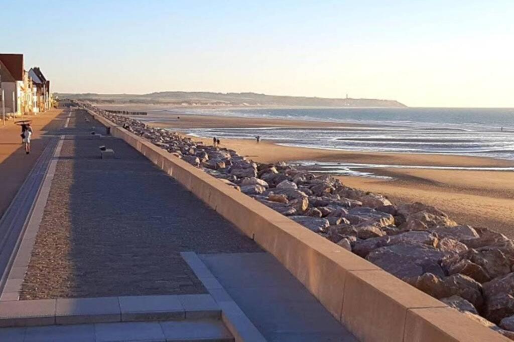 Duplex Avec Jacuzzi Vue Imprenable Sur La Baie De Wissant Leilighet Eksteriør bilde